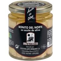 Bonito en aceite de oliva LA MUTRIKUARRA, frasco 225 g 