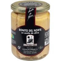 Bonito en aceite de oliva LA MUTRIKUARRA, frasco 400 g 