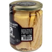 Bonito en aceite de oliva LA MUTRIKUARRA, frasco 400 g 