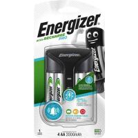 Cargador de pilas Pro AA y AAA, con 4 pilas AA 2000 mAh incluidas ENERGIZER, 1 ud Cargador de pilas Pro AA y AAA, con 4 pilas AA 2000 mAh incluidas ENERGIZER, 1 ud