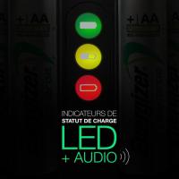 Cargador de pilas Pro AA y AAA, con 4 pilas AA 2000 mAh incluidas ENERGIZER, 1 ud