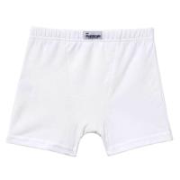 Bóxer infantil cerrado de algodón elástico, blanco ABANDERADO, talla 6