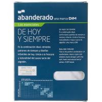 Bóxer infantil cerrado de algodón elástico, blanco ABANDERADO, talla 2