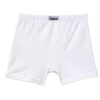 Bóxer infantil cerrado de algodón elástico, blanco ABANDERADO, talla 2