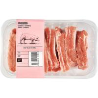 Costilla tiras de cerdo EROSKI, bandeja aprox. 600 g Costilla tiras de cerdo EROSKI, bandeja aprox. 600 g