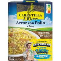 Arroz pollo al curry CARRETILLA, bandeja 300 g