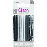Elástico surtido fantasy black ELISON, pack 10 unid. Elástico surtido fantasy black ELISON, pack 10 unid.
