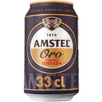 AMSTEL ORO garagardoa, lata 33 cl