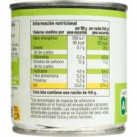 Guisante muy fino EROSKI BASIC, pack 3x140 g