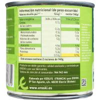 Guisante extrafino EROSKI, lata 280 g