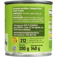 Guisante extrafino EROSKI, pack 3x140 g
