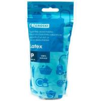EROSKI erabili eta botatzeko latex eskularru txikia, paketea 10 ale