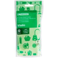 EROSKI binilozko eskularru handia, paketea 10 ale