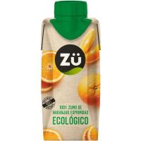 ZÜmo de naranja ecológica ZÜ , brik 33 cl