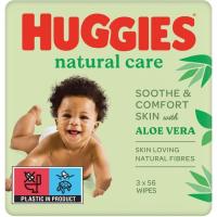 Toallitas natural care HUGGIES, pack 2+1 uds Toallitas natural care HUGGIES, pack 2+1 uds