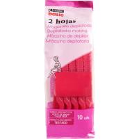 Máquina depilatoria desech. 2 hojas EROSKI BASIC, pack 10 uds Máquina depilatoria desech. 2 hojas EROSKI BASIC, pack 10 uds