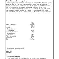 Pan de molde con cereales sin gluten SCHAR, paquete 300 g