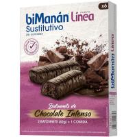 Batonnets de choco intenso BIMANANLINEA, caja 186 g