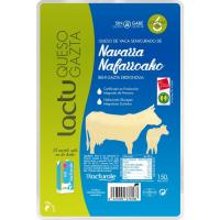 Queso semicurado de vaca LACTURALE, lonchas, bandeja 150 g