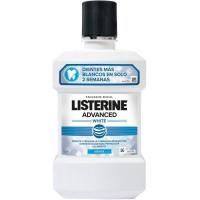 Enjuague bucal blanqueador LISTERINE ADVANCED, botella 1 litro
