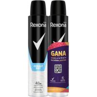 Desodorante para hombre Duo Cobalt REXONA, pack 2x200 ml