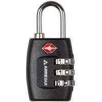 Candado combinación 3 discos cierre TSA, negro o azul ¿Cuál te llegará? ARREGUI