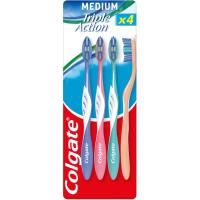 Cepillo manual Triple Action COLGATE, pack 4 uds.