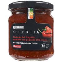 Pimiento de piquillo confitado EROSKI SELEQTIA, frasco 230 g Pimiento de piquillo confitado EROSKI SELEQTIA, frasco 230 g