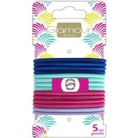 Gomas gruesas de colores GLAMOUR, pack 14 unid.