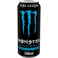 Bebida energética Absolutely zero MONSTER, lata 50 cl