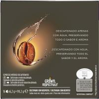 Café Espresso intenso descafeinado DOLCE GUSTO, caja 16 cápsulas
