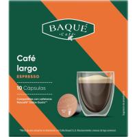 Café largo compatible Dolce Gusto BAQUÉ, caja 10 uds