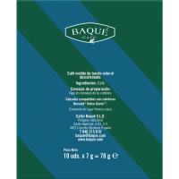 Café descafeinado compatible Dolce Gusto BAQUÉ, caja 10 uds