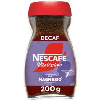 NESCAFÉ VITALÍSSIMO kafe disolbagarri kafeinagabea, flaskoa 200 g