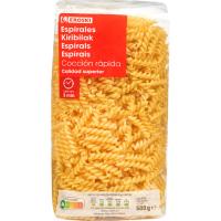 Espirales de cocción rápida EROSKI, paquete 500 g
