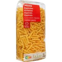 Espirales de cocción rápida EROSKI, paquete 500 g