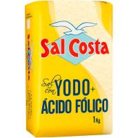 Sal marina con yodo-ácido fólico SAL COSTA, paquete 1 kg Sal marina con yodo-ácido fólico SAL COSTA, paquete 1 kg
