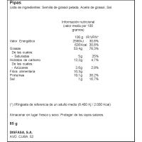 FACUNDO pipita zurituak labean, poltsa 85 g