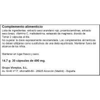 Arándano rojo VIVE+, bote 30 cápsulas