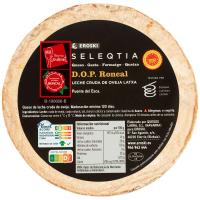 Queso D.O. Roncal Eroski SELEQTIA, al corte, compra mínima 250 g