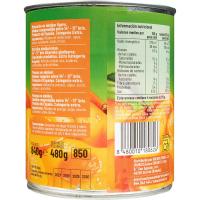 EROSKI muxika almibar arinetan, lata 480 g