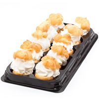 Bocaditos rellenos de nata PASTESANA, bandeja 10 uds