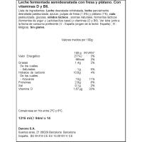 Actikids sabor fresa-plátano ACTIMEL, pack 14x100 g