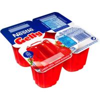 Gelatina Gelly sabor fresa NESTLÉ, pack 4x90 g