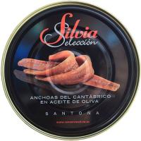 Anchoa del cantábrico en aceite de oliva SILVIA, lata 120 g Anchoa del cantábrico en aceite de oliva SILVIA, lata 120 g