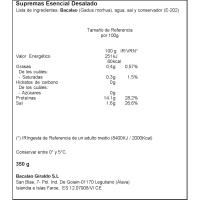 Suprema de bacalao desalada GIRALDO MSC ESENCIAL, bandeja 350 g