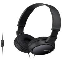 Auriculares de diadema negro con micrófono, MDR-ZX110APB SONY