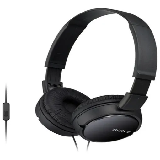 Auriculares de diadema negro con micrófono, MDR-ZX110APB SONY Auriculares de diadema negro con micrófono, MDR-ZX110APB SONY