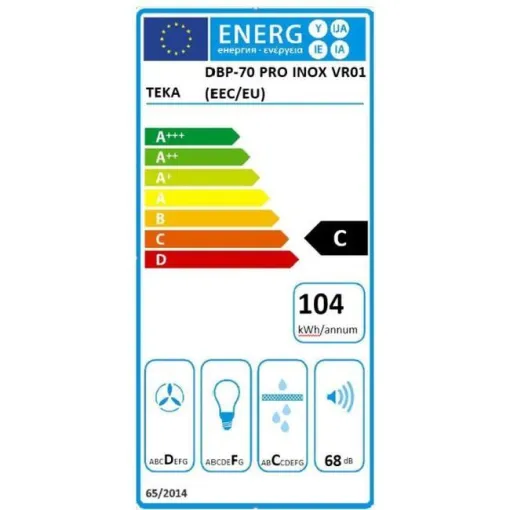 Campana extractora DBP70 Pro Inox TEKA