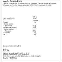 ARGAL indioilar urdaiazpiko ondua, erretilua 70 g